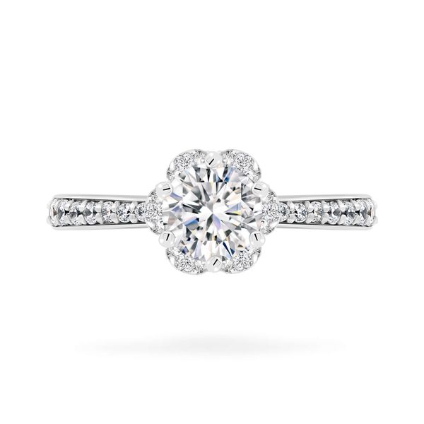 Nhẫn vàng trắng 14K gắn đá CZ DOJI AFRJ000107F2CZ1