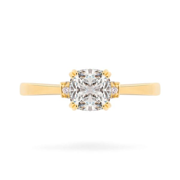 Nhẫn vàng vàng 14K gắn đá CZ DOJI AFRJ000125F1CZ1