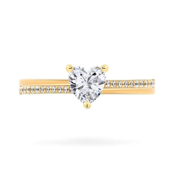 Nhẫn vàng vàng 14K gắn đá CZ DOJI AFRJ000403F1CZ1