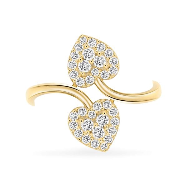 Nhẫn nữ vàng vàng 14K gắn đá CZ DOJI AFRK000561F1CZ1