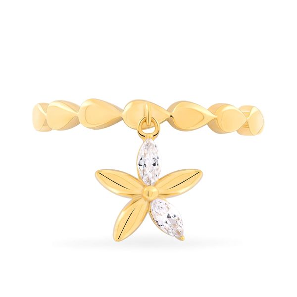 Nhẫn nữ vàng vàng 14K gắn đá CZ DOJI AFRK000677F1CZ1