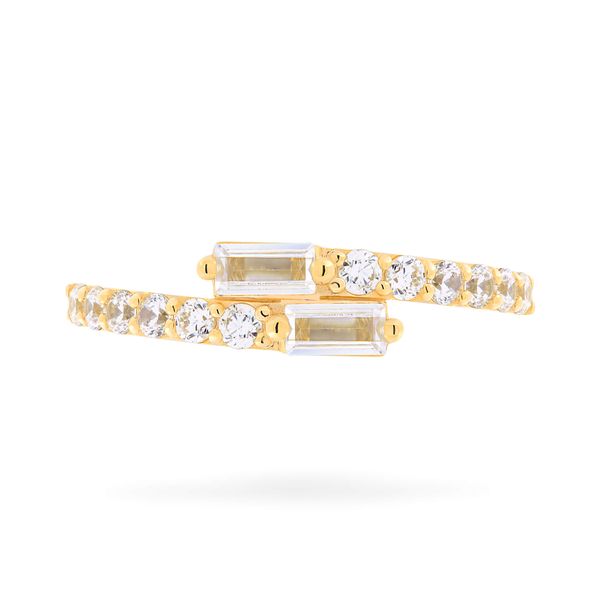 Nhẫn nữ vàng vàng 14K gắn đá CZ DOJI AFRK000686F1CZ1