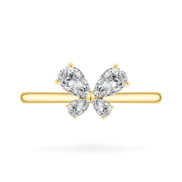 Nhẫn vàng vàng 14K gắn đá CZ DOJI AFRK000712F1CZ1