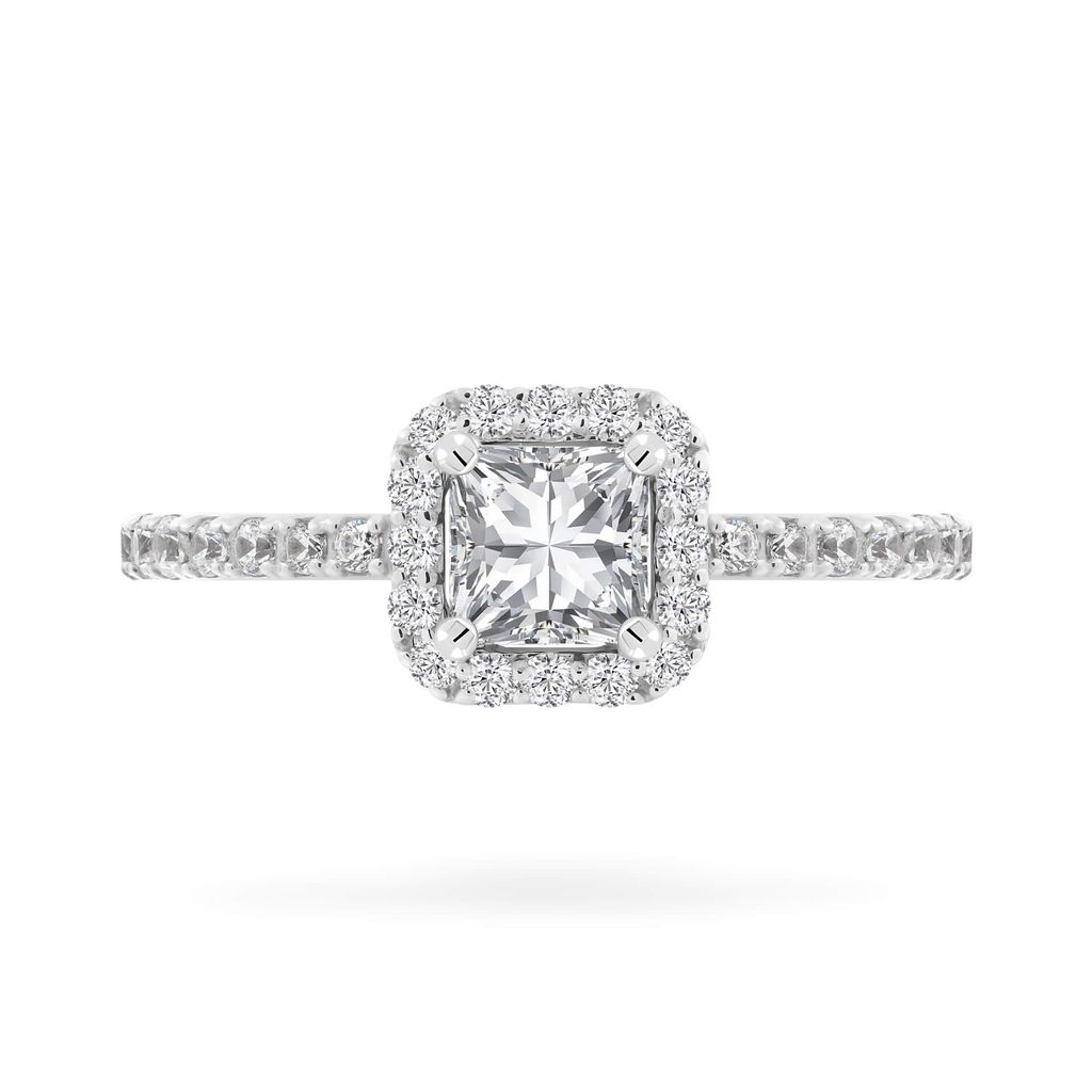 Nhẫn vàng trắng 18K gắn đá CZ DOJI AFRM200173D2CZ1 