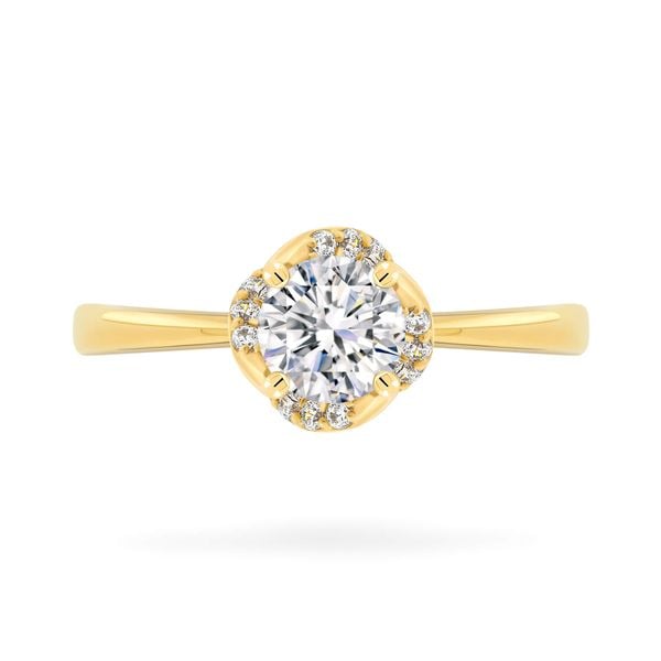 Nhẫn vàng vàng 18K gắn đá CZ DOJI AFRM300472D1CZ1