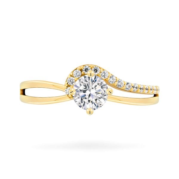 Nhẫn vàng vàng 18K gắn đá CZ DOJI AFRM300492D1CZ1