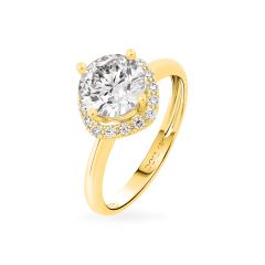 Nhẫn vàng vàng 18K gắn đá CZ DOJI AFRM500007D1CZ1