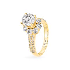 Nhẫn vàng vàng 18K gắn đá CZ DOJI AFRM500149D1CZ1