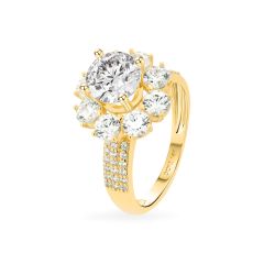 Nhẫn vàng vàng 18K gắn đá CZ DOJI AFRM500167D1CZ1