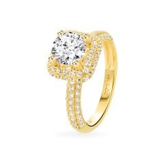 Nhẫn vàng vàng 18K gắn đá CZ DOJI AFRM500304D1CZ1