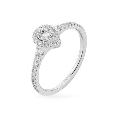 Nhẫn vàng trắng 14K gắn kim cương DOJI AFRR600009F2DA1