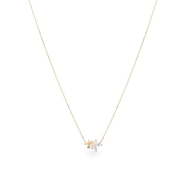 Dây liền mặt vàng vàng 14K gắn đá CZ DOJI ALPK000716F1CZ1