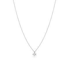 Dây liền mặt vàng trắng 14K gắn kim cương DOJI ALPR000043F2DA1