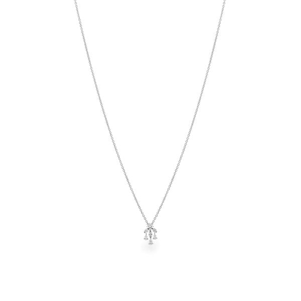 Dây liền mặt vàng trắng 14K gắn kim cương DOJI ALPR000498F2DA1