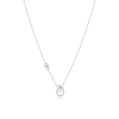 Dây liền mặt vàng trắng 14K gắn kim cương DOJI ALPR000533F2DA1