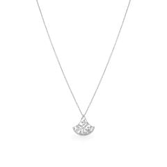 Dây liền mặt vàng trắng 14K gắn kim cương DOJI ALPR000558F2DA1