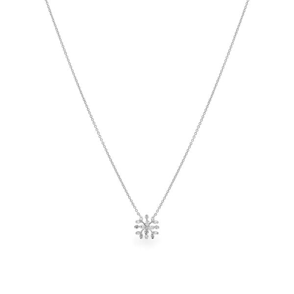 Dây liền mặt vàng trắng 14K gắn kim cương DOJI ALPR000559F2DA1