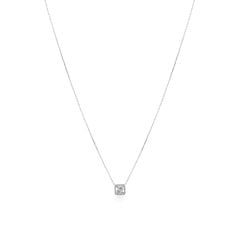 Dây liền mặt vàng trắng 14K gắn kim cương DOJI ALPR700028F2DA1