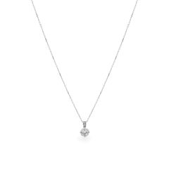 Dây liền mặt vàng trắng 14K gắn kim cương DOJI ALPR700040F2DA1