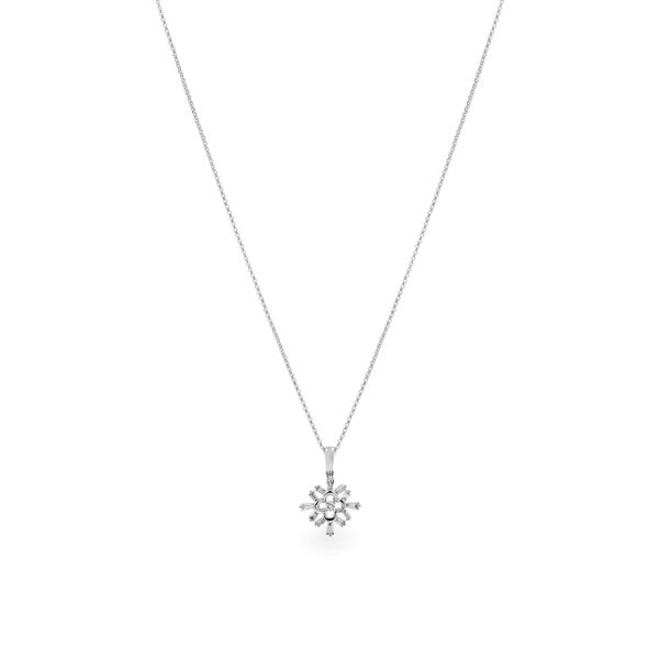 Dây liền mặt vàng trắng 14K gắn kim cương DOJI ALPR800001F2DA1