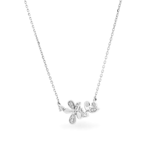 Dây liền mặt vàng trắng 14K gắn kim cương DOJI ALPR800023F2DA1