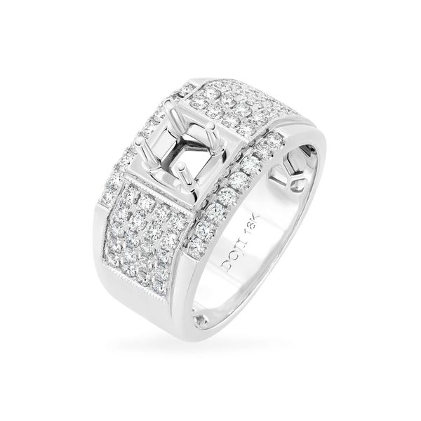 Ổ nhẫn vàng trắng 18K DOJI AMRA000003D2KK1