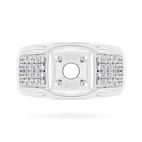 Ổ nhẫn vàng trắng 18K DOJI AMRA000013D2KK1