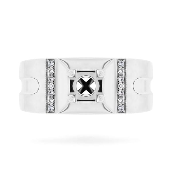 Ổ nhẫn vàng trắng 18K DOJI AMRA000045D2KK1