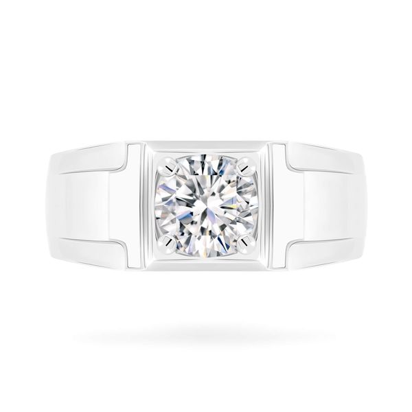 Nhẫn vàng trắng 18K gắn đá CZ DOJI AMRM400480D2CZ1