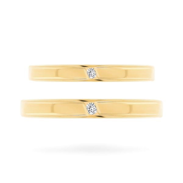 Nhẫn cưới 14K DOJI AWMG111843F1ML1 - AWFG111843F1ML1