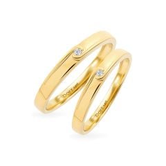 Nhẫn cưới 14K DOJI AWMG111846F1ML1 - AWFG111846F1ML1