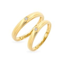 Nhẫn cưới 14K DOJI AWMG111848F1ML1 - AWFG111848F1ML1