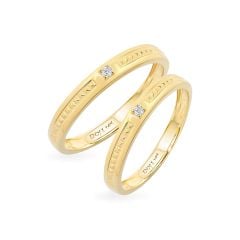 Nhẫn cưới 14K DOJI AWMG111851F1ML1 - AWFG111851F1ML1