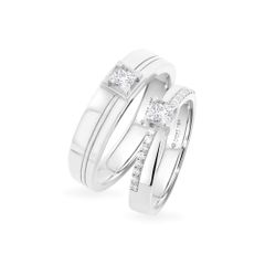 Nhẫn cưới 18K DOJI AWMF000060D2NN1 - AWFF000060D2NN1