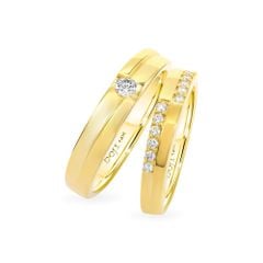 Nhẫn cưới 14K DOJI AWMG111343F1ML1 - AWFG111343F1ML1