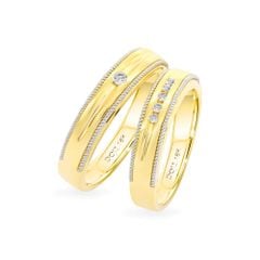 Nhẫn cưới 18K DOJI AWMG111431D5ML1 - AWFG111431D5ML1