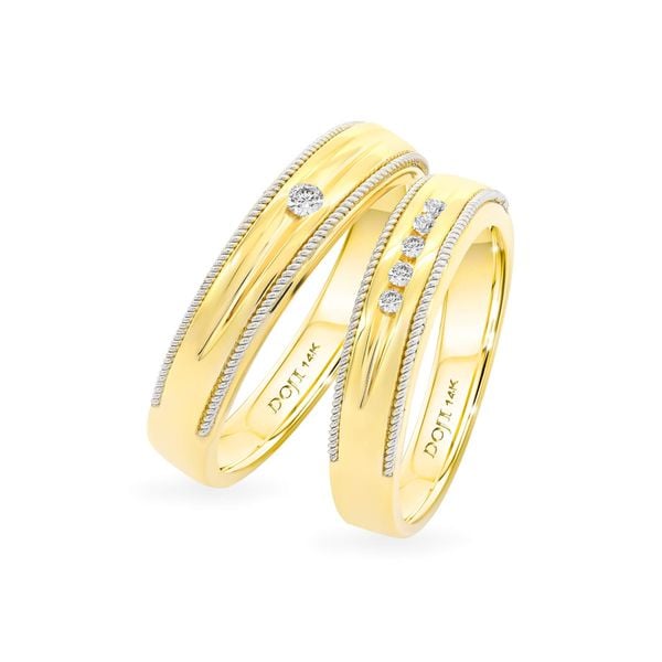 Nhẫn cưới 14K DOJI AWMG111431F5ML1 - AWFG111431F5ML1