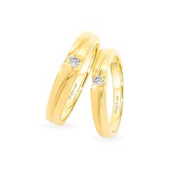 Nhẫn cưới 14K DOJI AWMG111494F1ML1 - AWFG111494F1ML1