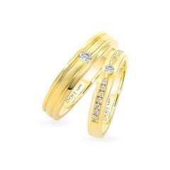 Nhẫn cưới 14K DOJI AWMG111511F1ML1 - AWFG111511F1ML1