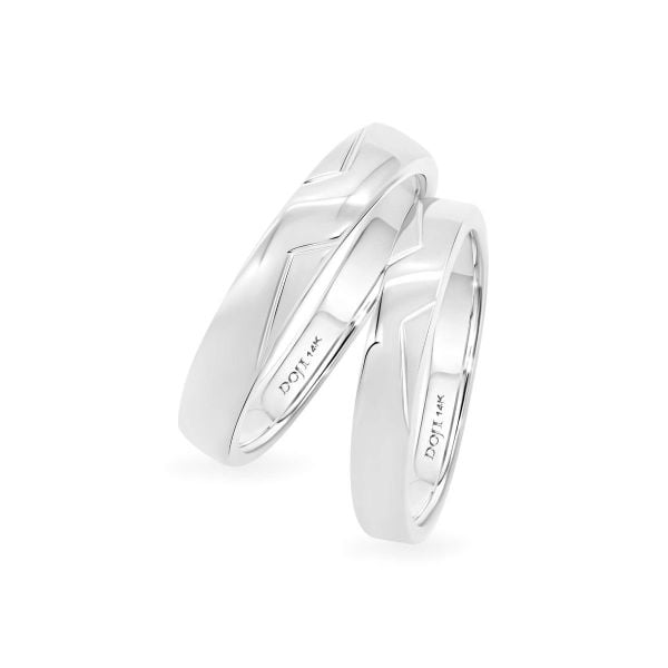 Nhẫn cưới 14K DOJI AWMG010030F2KK1 - AWFG010030F2KK1