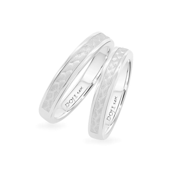 Nhẫn cưới 14K DOJI AWMG011385F2KK1 - AWFG011385F2KK1