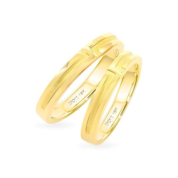 Nhẫn cưới 18K DOJI AWMG111386D1KK1 - AWFG111386D1KK1
