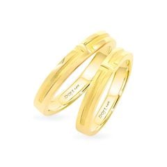 Nhẫn cưới 14K DOJI AWMG111386F1KK1 - AWFG111386F1KK1