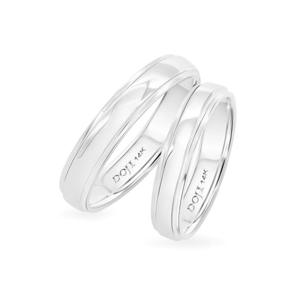 Nhẫn cưới 14K DOJI AWMG011413F2KK1 - AWFG011413F2KK1