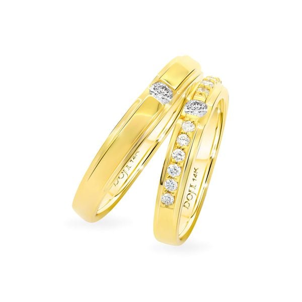 Nhẫn cưới 14K DOJI AWMG111483F1ML1 - AWFG111483F1ML1