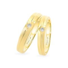 Nhẫn cưới 14K DOJI AWMG111485F1ML1 - AWFG111485F1ML1