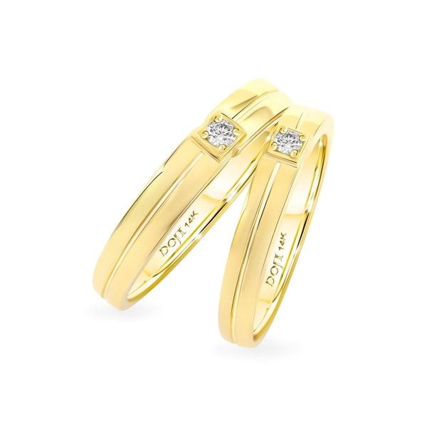 Nhẫn cưới 14K DOJI AWMG111503F1ML1 - AWFG111503F1ML1