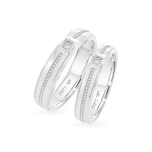Nhẫn cưới 14K DOJI AWMG011539F2ML1 - AWFG011539F2ML1