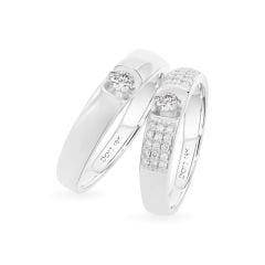 Nhẫn cưới 14K DOJI AWMG011542F2ML1 - AWFG011542F2ML1