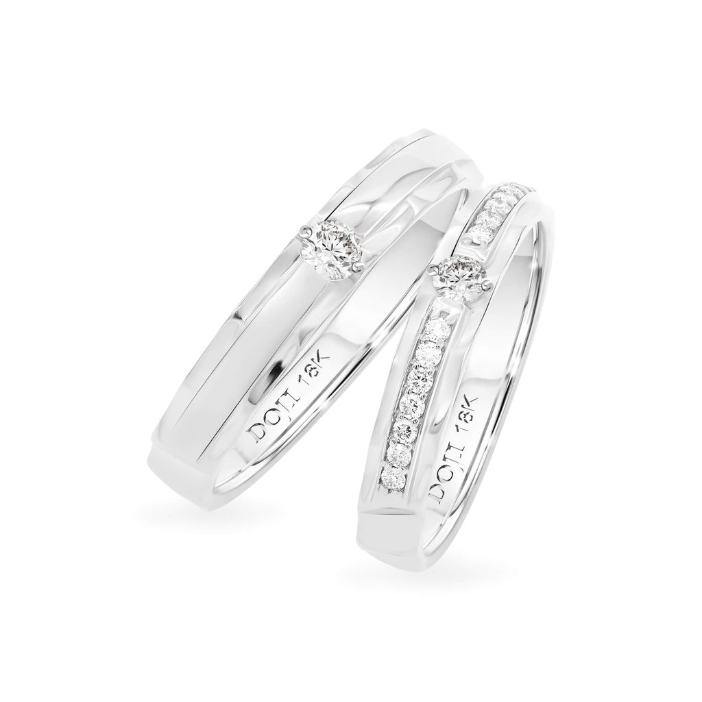 Nhẫn cưới 14K DOJI AWMG011547F2ML1 - AWFG011547F2ML1 